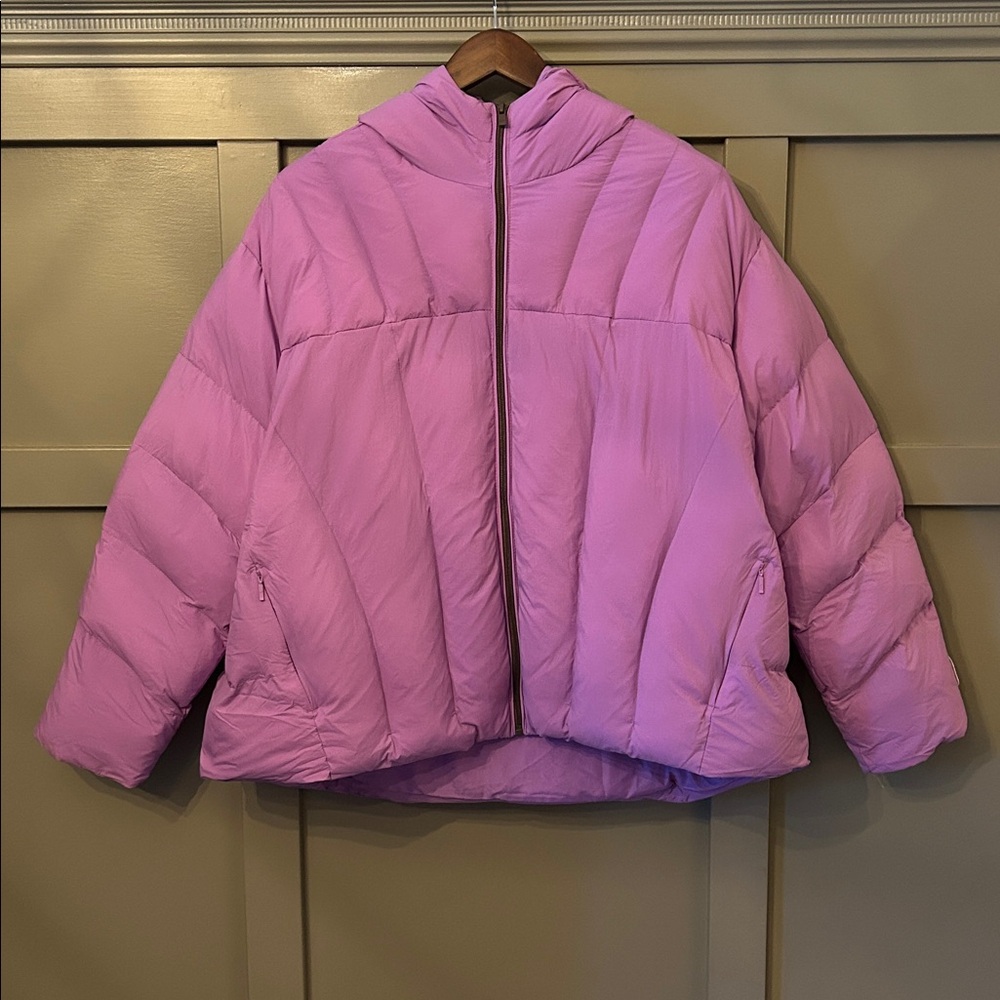 Fabletics Purple Puffer Jacket